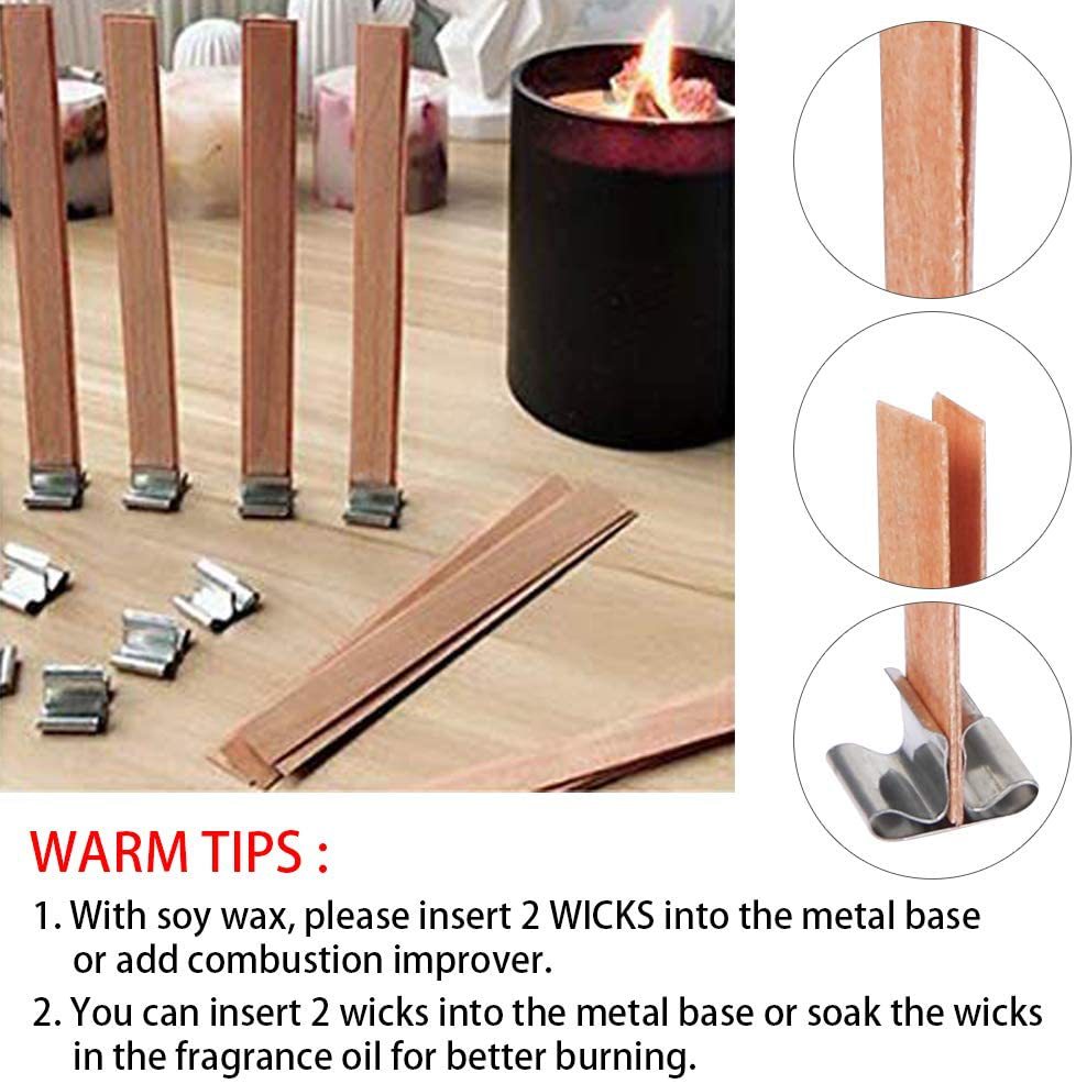 One word wood core wood wax core wooden candle wick candle wood chip wooden wax wick candle wick Cup wax wood core