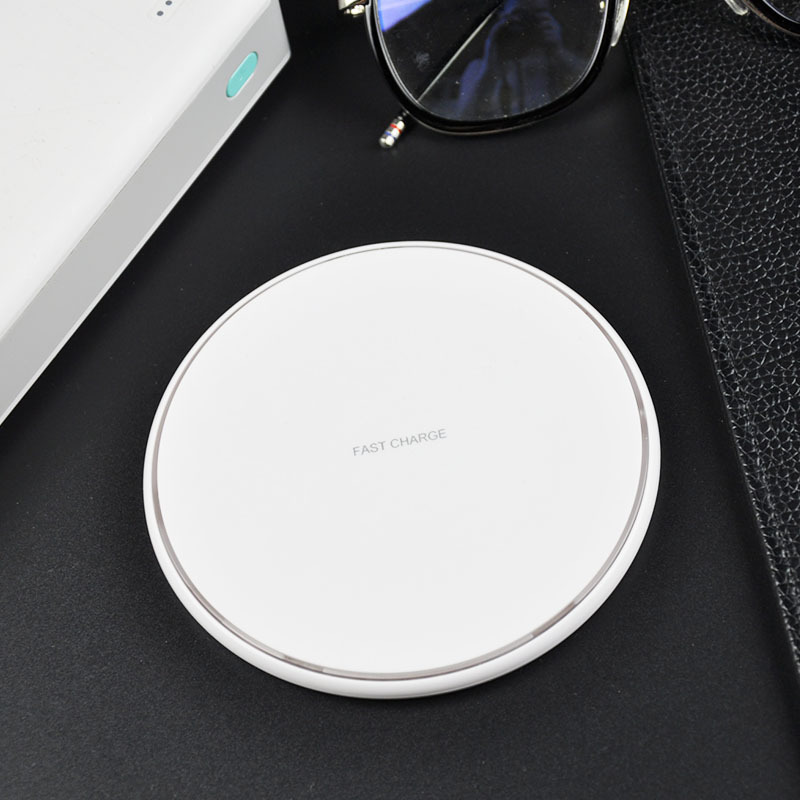 Cross-border hot sale round wireless charger 15W for Apple Android Huawei Xiaomi Samsung mobile phone fast charge