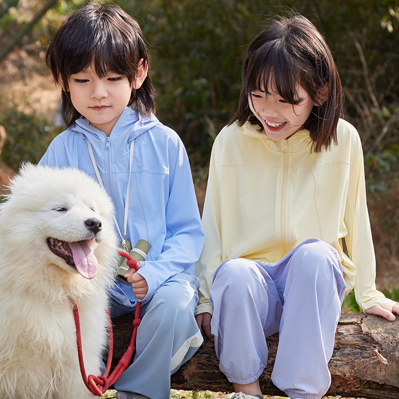 Tmall Children's Cool Breathable Sun Protection Suit Summer UV Protection Cloak Sun Protection Coat Skin Clothes