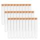 Ps plastic test tube 12*1007ML hard transparent test tube with cork cork test tube large quantity discount