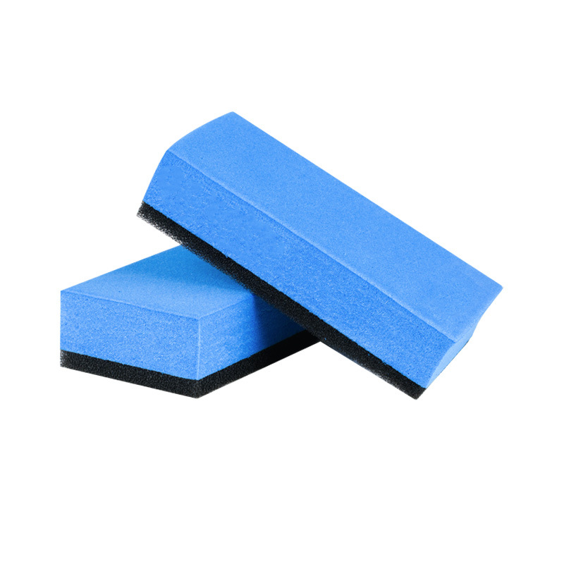 Factory wholesale sponge waxing Crystal coating sponge coating Crystal Brush polyester cotton car paint cleaning sponge
