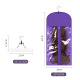 Purple bag (including white clip); no independent packaging; non-woven fabric