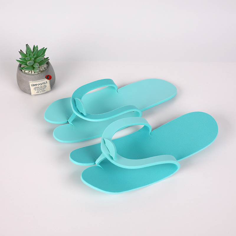 Spot EVA high elastic non-slip color slippers hotel Beauty Salon Spa disposable flip-flops bath shoes