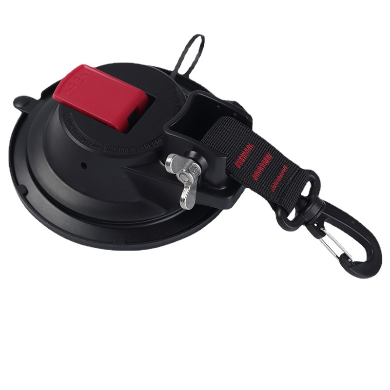 Camping Self-driving Travel Equipment Punch-free Roof Tent Special Strong Suction Cup Luggage Strap Hook Fixing Artifact