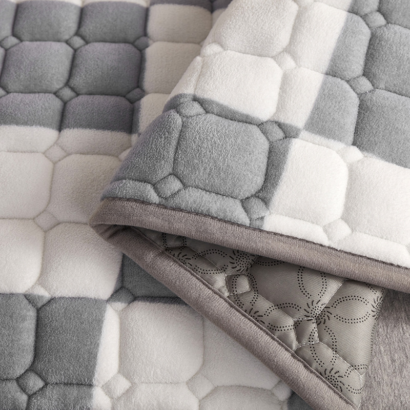 Thickened Milk Velvet Mattress Cotton-padded Bed Pad Anti-static Velvet Pad Faleilong Student Dormitory Mattress Cushion