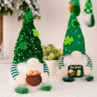 Cross-border new Christmas decoration Christmas resin elderly ornaments standing sitting Santa resin Christmas decoration_voghion.com