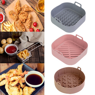 Air Fryer Air Fryer Silicone Pot Silicone portable basket food grade baking microwave oven
