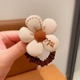 26# hair ring-milk white letters