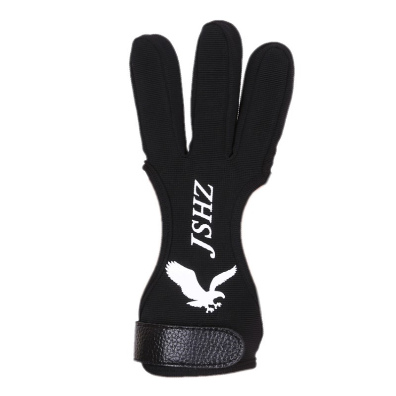Manufacturers wholesale bow and arrow three finger gloves sports outdoor sports archery gloves men and women breathable finger protection shooting