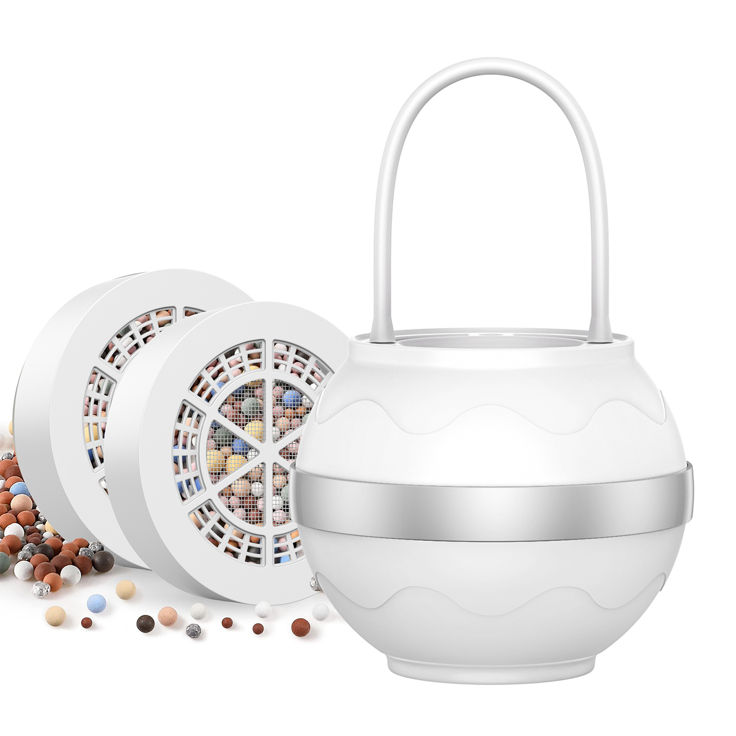 2024 new installation-free water purifier hanging shower filter bath shower water purification bathtub shower