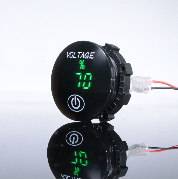 Kaiweige DC12-24V modified digital display DC Digital voltmeter display with switch power percentage