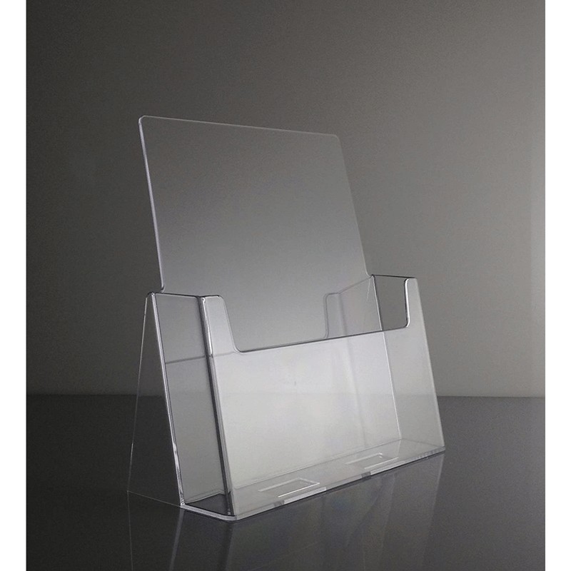 Transparent Acrylic Display Stand Acrylic Booklet Stand Home Desktop Decoration Office Information Magazine Stand