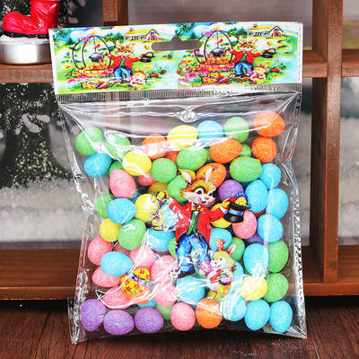 New Easter Decorations 1.5*1.8cm Mini Resurrection Egg Small Foam Egg Toy Egg Wholesale