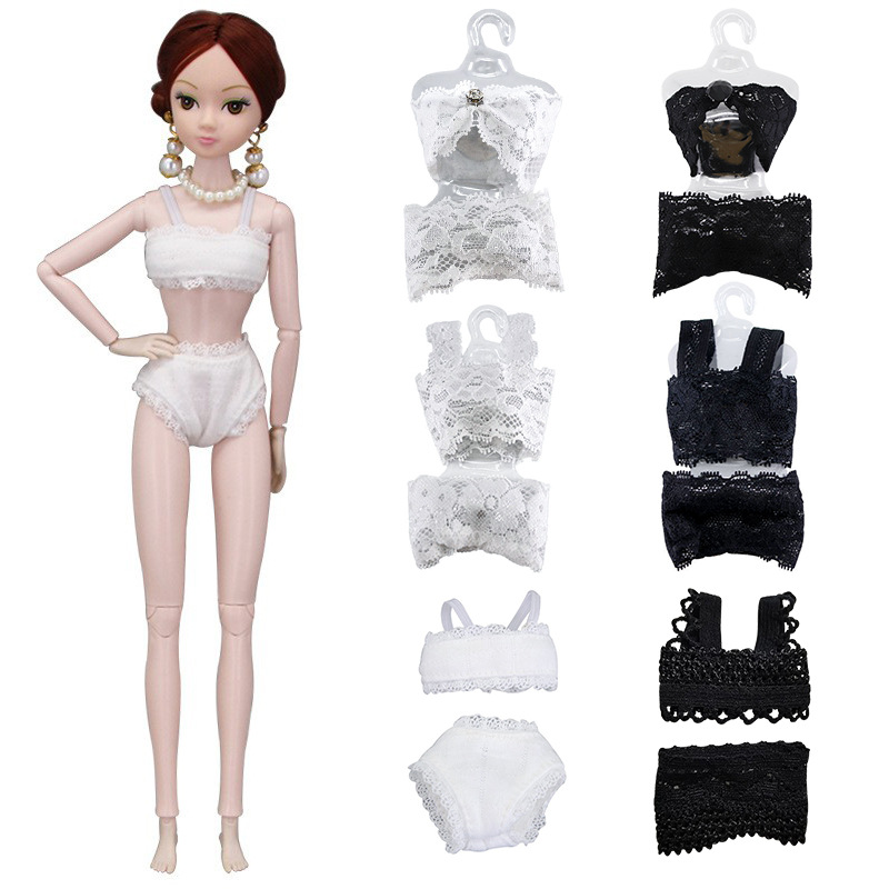 Doll dress-up clothes xiaolijia underwear pajamas 30cm Super Model 6 points suitable for lace cloth baby clothes