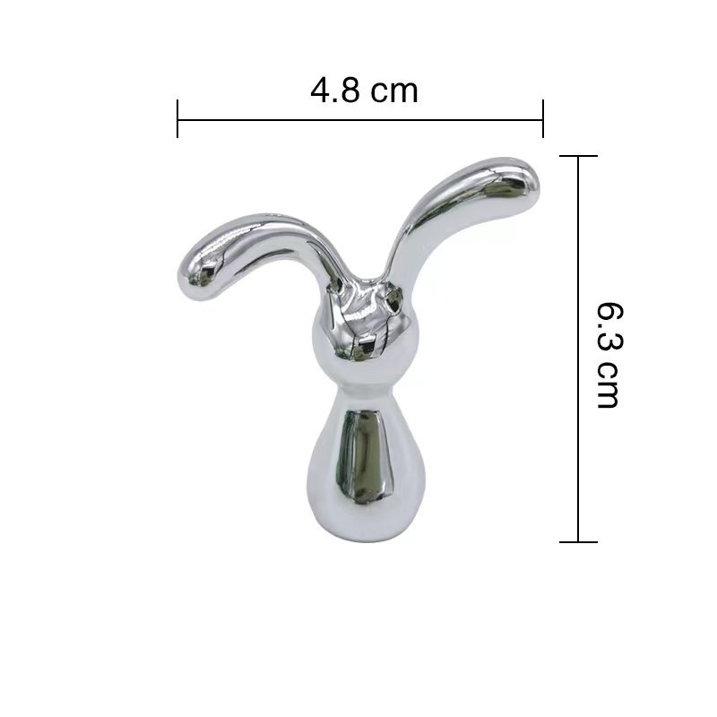Creative UV long-legged rabbit crafts toothpick tube cup lid handle accessories tissue storage box ornaments