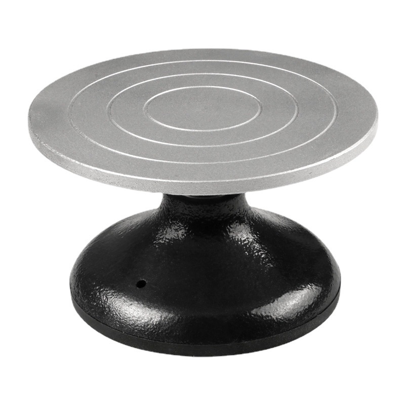 Pottery Rotating Table Turntable Student Painting Sculpture Making Rotating Manual Cast Iron Clay Decorating Metal Large Turntable