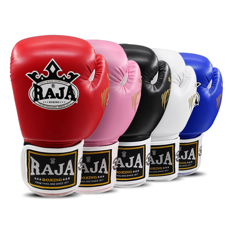Thailand Raja boxing gloves adult male and female fighting Sanda fight competition training sandbag professional Thai boxing gloves
