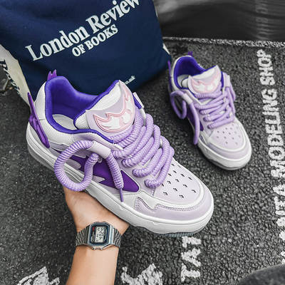 Men's shoes ins Hong Kong style niche retro couple American style high-looking trendy super popular all-Match sports casual skate shoes