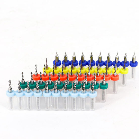 PCB tungsten steel twist drill micro carving amber beeswax hand twist drill drilling fixed handle drill set stone needle