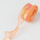Simple colorful fish tail [orange] 4cm*10 yards; multiple specifications