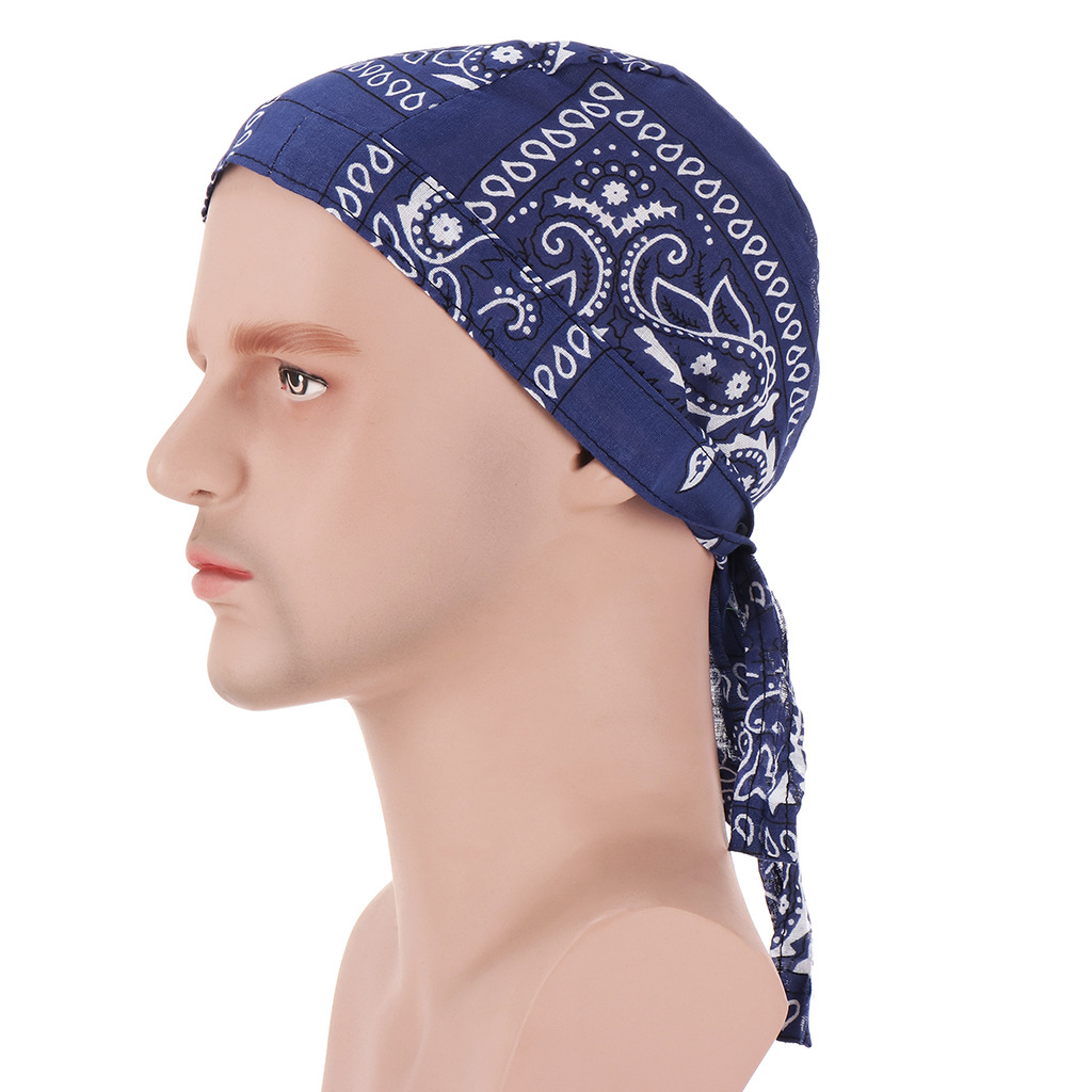 New European and American cotton amoeba pirate hat men's and women's chemotherapy cap outdoor cycling Baotou hat wholesale