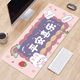Mouse Pad Large Girl's Quick Keyboard Pad Waterproof Precision Edge Lock Office Desk Pad Thickened Rubber Pad Waterproof
