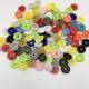 Hand-pressed colorful plastic snap button tool-free resin snap button baby clothes button children's clothing snap button dark button