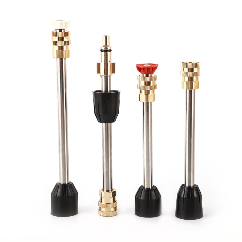 Special offer car wash water gun stainless steel extension rod lithium water gun wireless car washer extension rod high pressure spray gun accessories