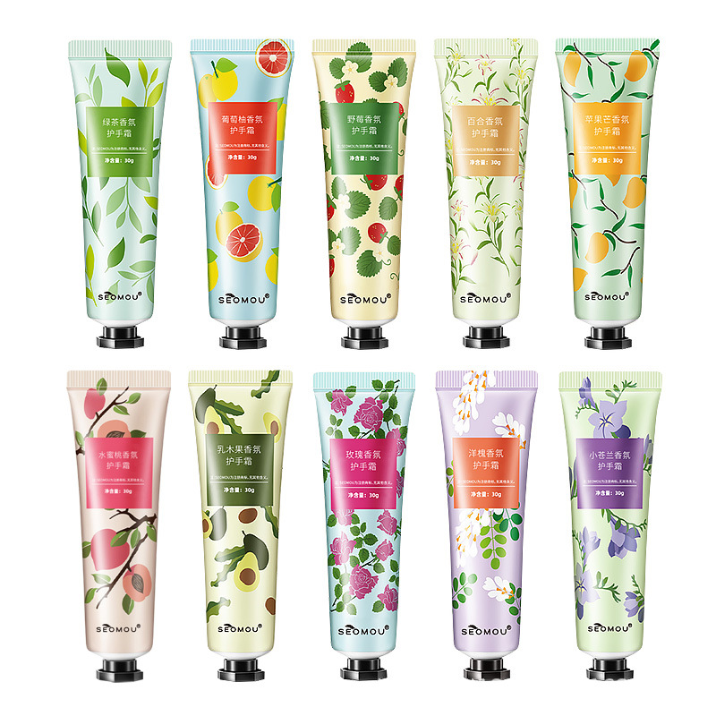 Shimeet hand cream wholesale anti-dry freezing crack non-greasy fruit plant flower fragrance horse oil hand cream wholesale delivery