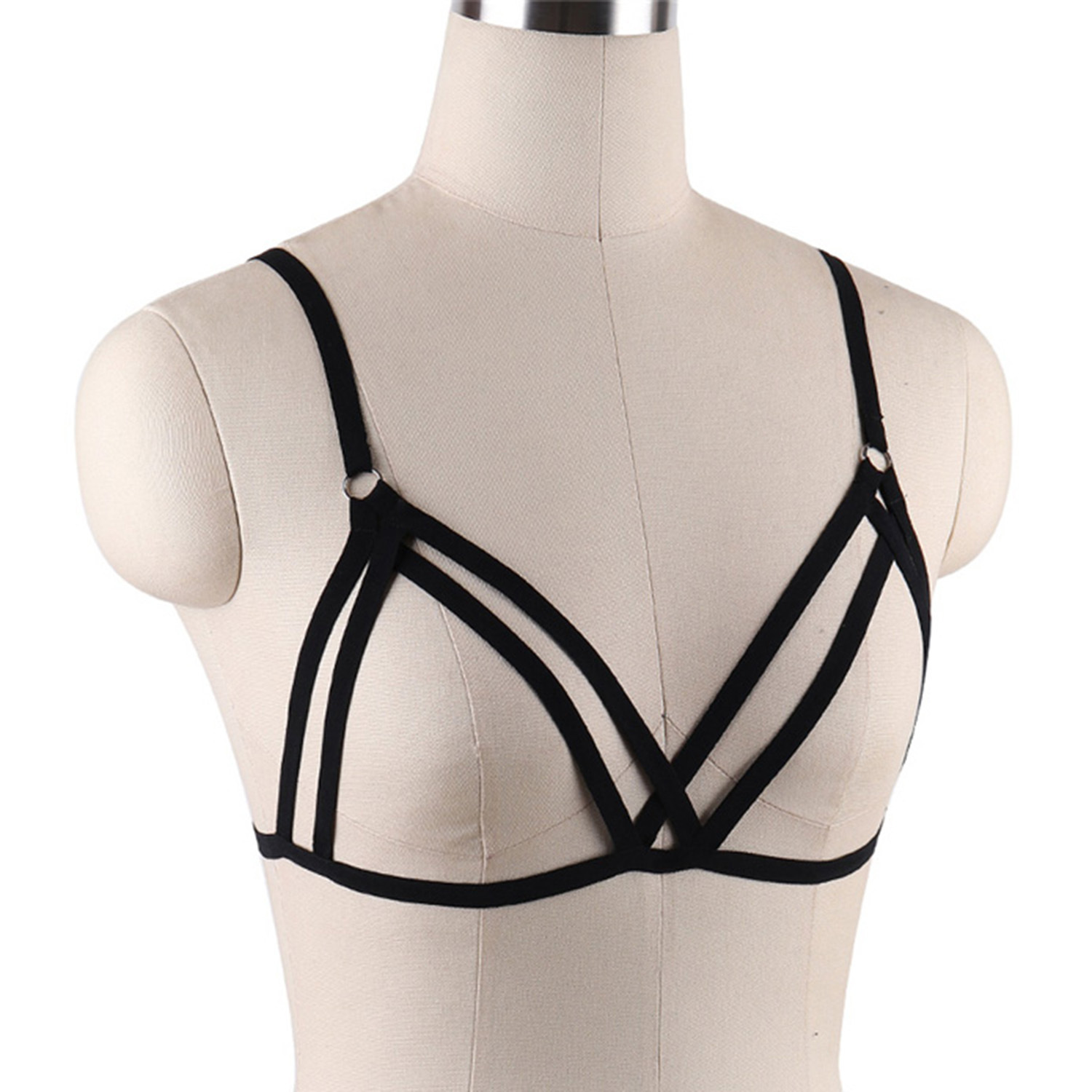 Bamboo such as clothing to figure binding foreign trade hollow fashion Cross adjustable sexy underwear S0039