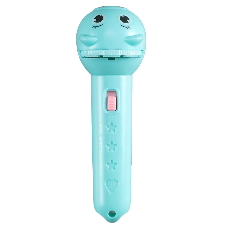 Cross-border internet celebrity children's projection flashlight early education picture dinosaur animal multiple patterns luminous children's toys