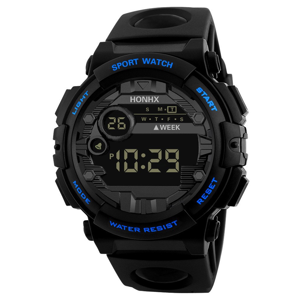 Factory direct approval of male and female students large dial cool fashion youth outdoor leisure sports luminous waterproof electronic watch