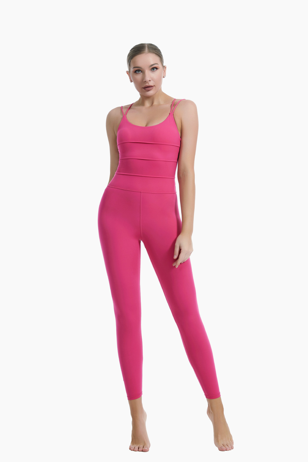 New Sexy Beautiful Back Siamese Yoga Clothes Air Yoga Body Training Naked Fitness Dance