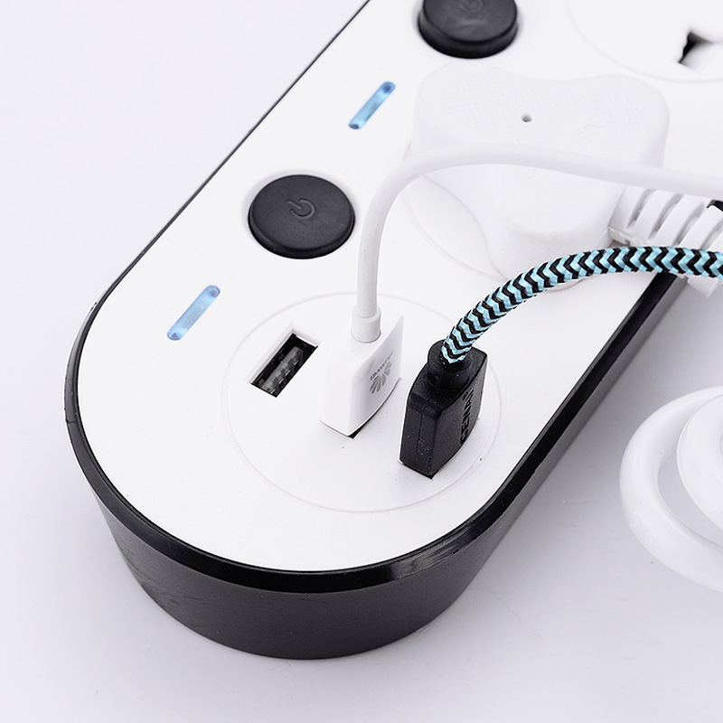 Cross-border exclusive multi-switch foreign trade European standard American standard British standard USB socket household plug board multi-port fast charging