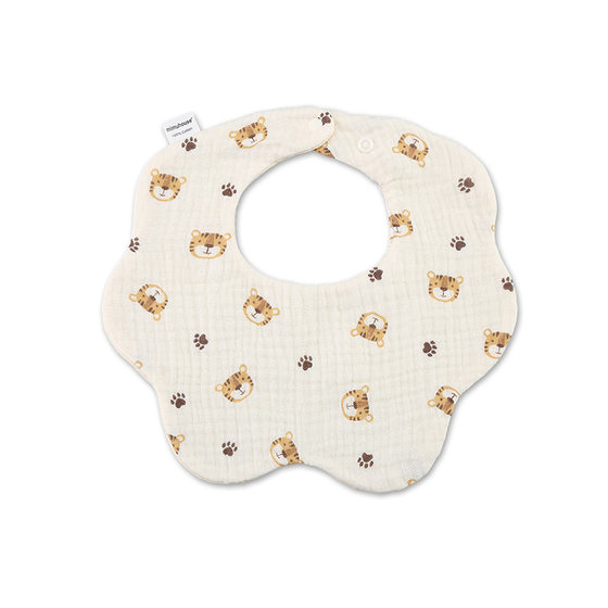 360 degree petal children's bib newborn drool baby drool towel class a cotton six-layer gauze baby bib