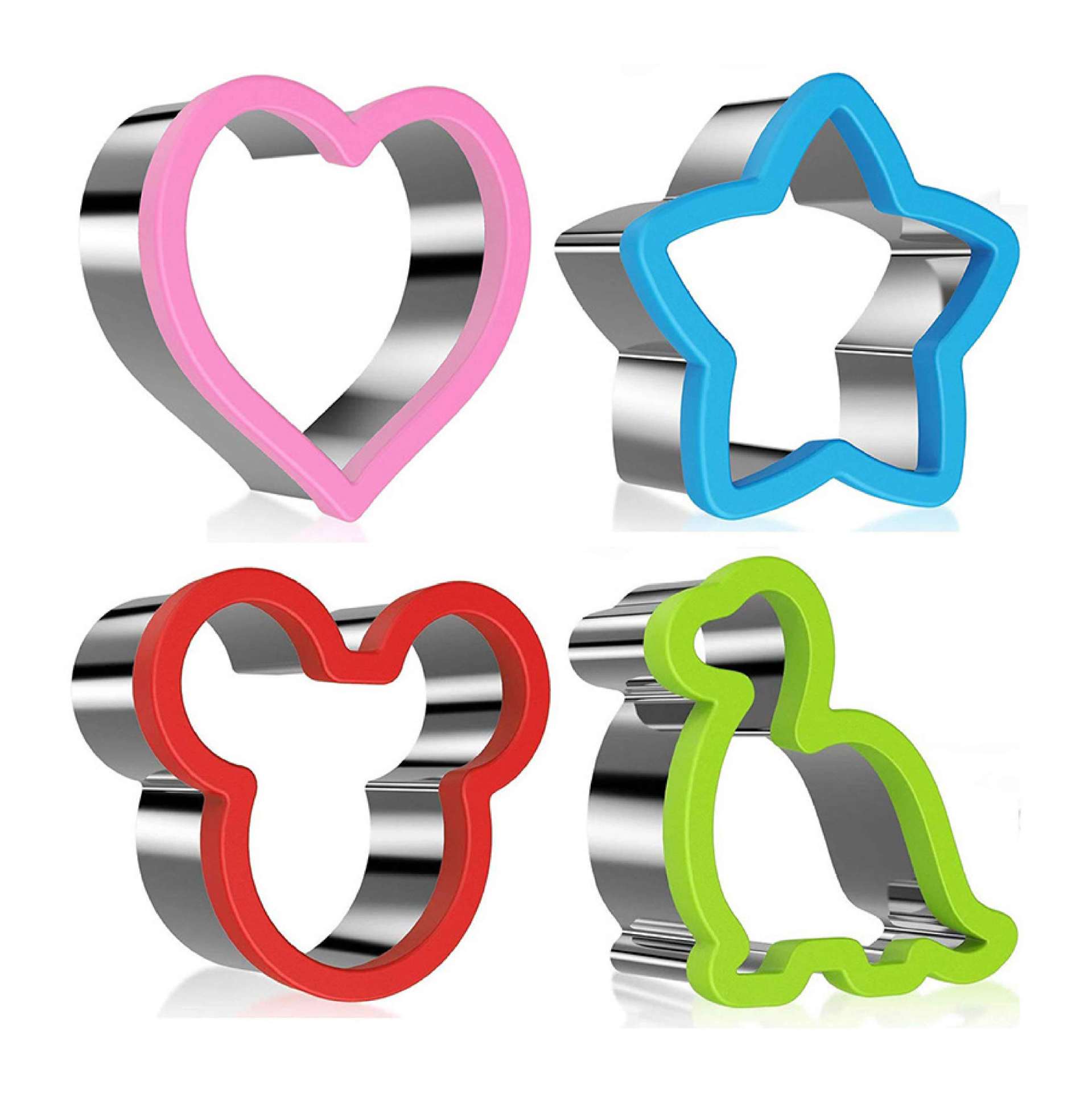 Spot Kitchen Tools Hand Sandwich Cutting Mold Star Mickey Dinosaur Love Mold