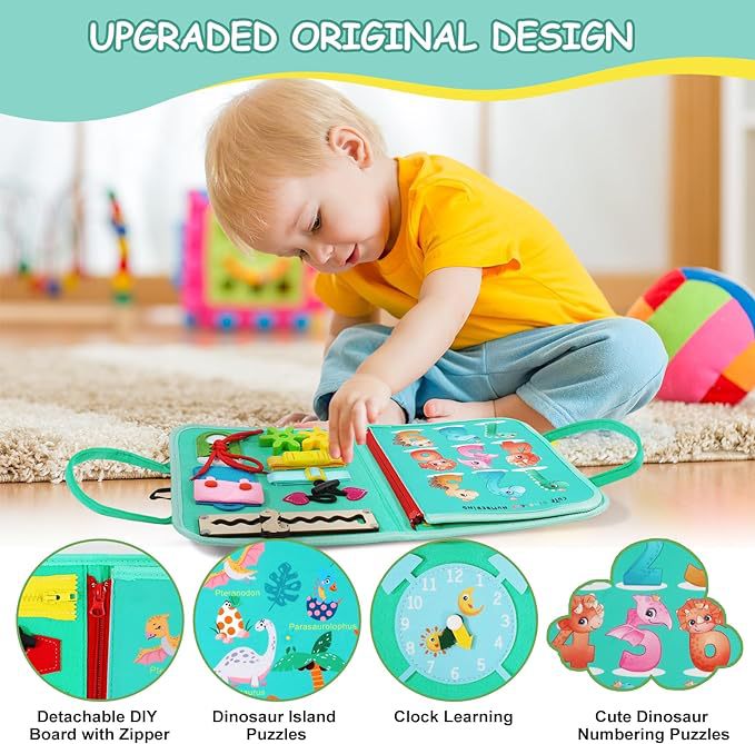 New hot portable felt learning board baby infant Pink children educational toys felt Learning Board