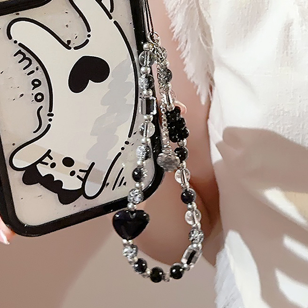 Chain Mobile Phone Case Lanyard Suitable for Apple/Huawei Portable Wrist Strap Rope Personalized Ins Style Sweet Cool Pendant