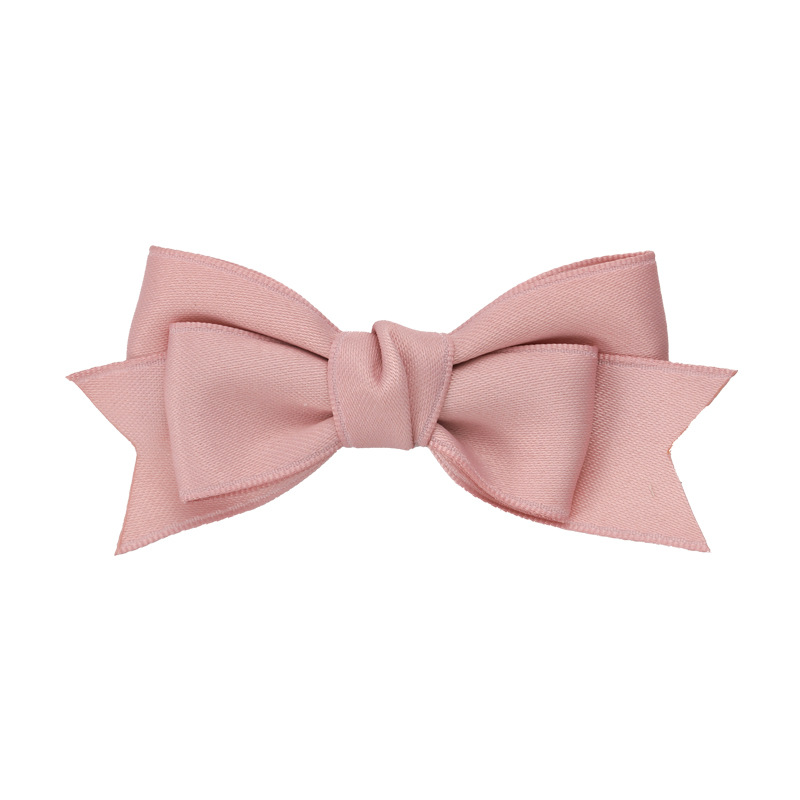 Sweet Milk Girl ~ Satin Bow Hair Accessories ins Ballet Hair Clip Headwear Cute Duckbill Clip Bangs Hair Clip