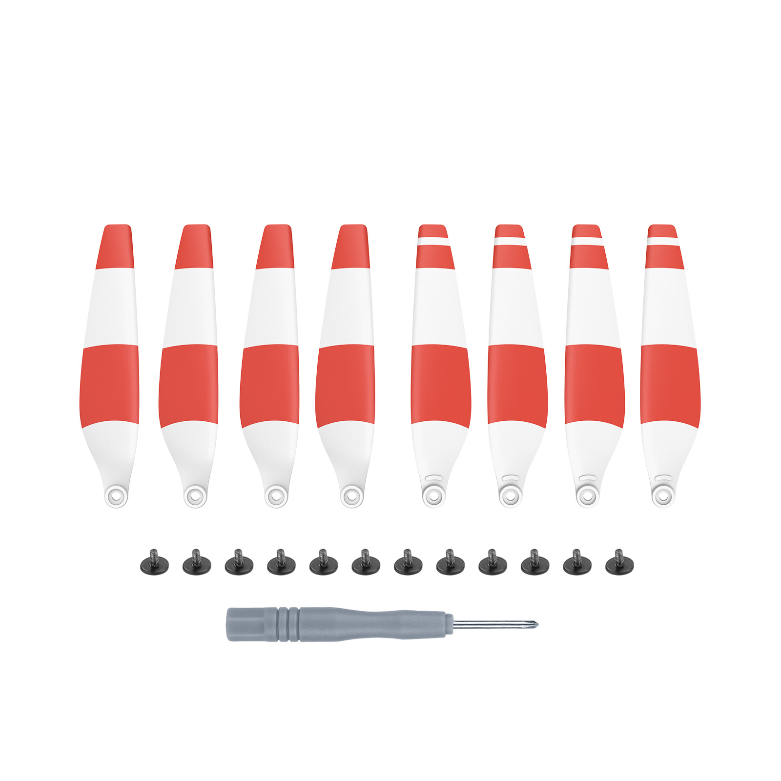 Double-sided white paddle red stripe Image