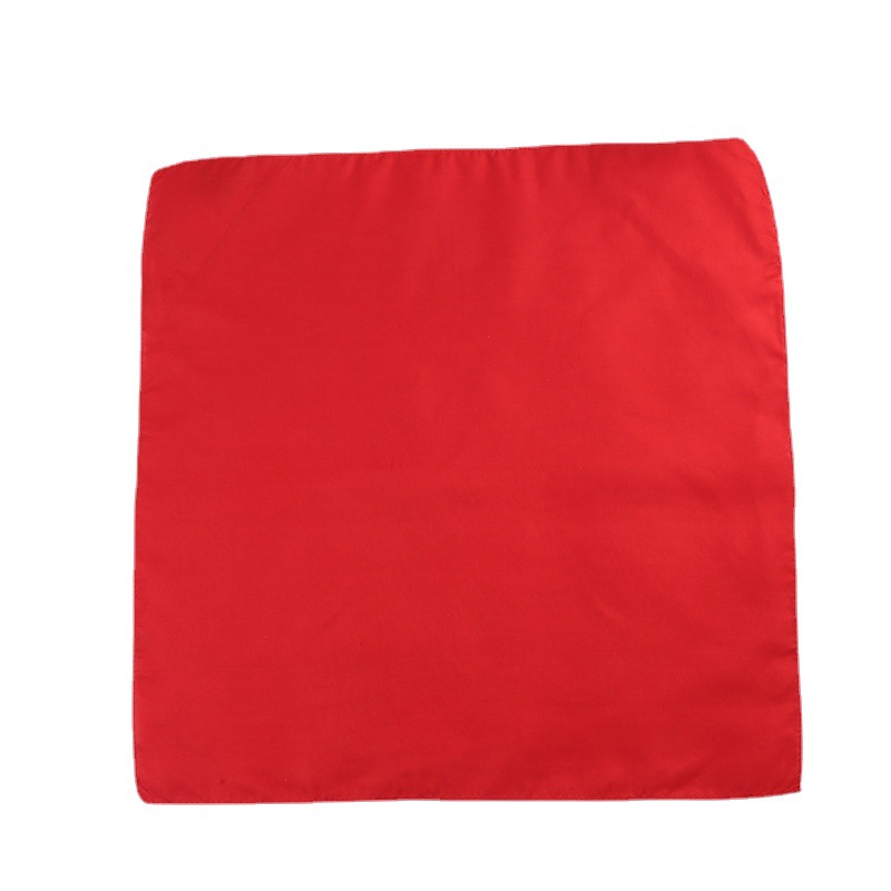 Amazon Solid Color Plain Polyester Variety Square Riding Outdoor Headscarf Printable LOGO Headscarf Manufacturers