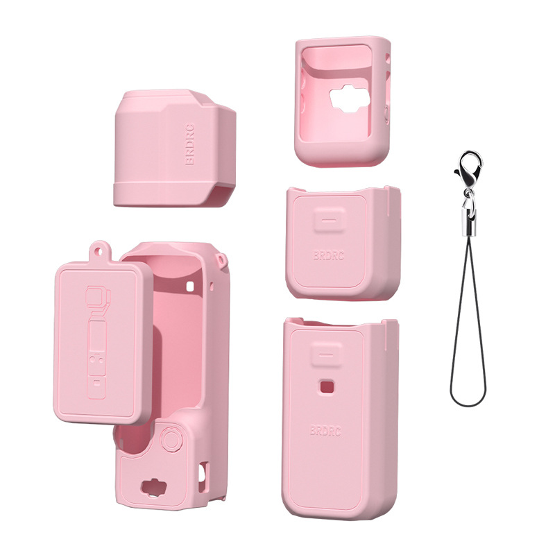 BRDRC Applicable to OSMO POCKET 3 Body Silicone Cover PTZ Protective Cover Protective Cover Dust-proof Accessories