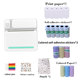 C19 Green 5 Heat Sensitive 5 Adhesive 3 Color Paper 3 Color Adhesive Pen Sticker Storage Bag