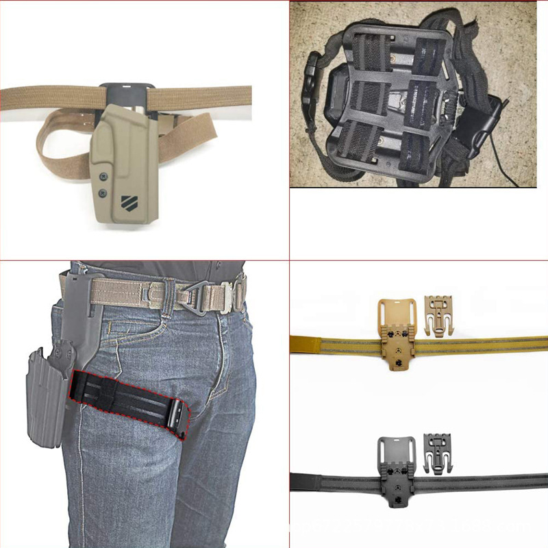 Outdoor tactical universal leg strap leggings non-slip webbing various models thigh holster strap adjustable fixing strap