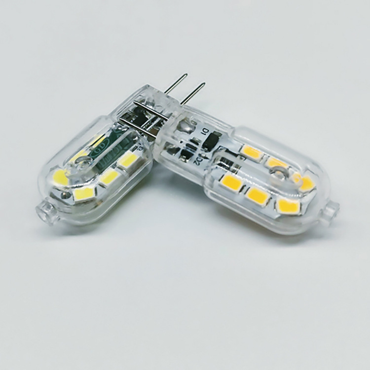 Spot G4 pin bulb 12 lamp pc cover household 12V crystal lamp chandelier table lamp light source LED corn lamp lighting