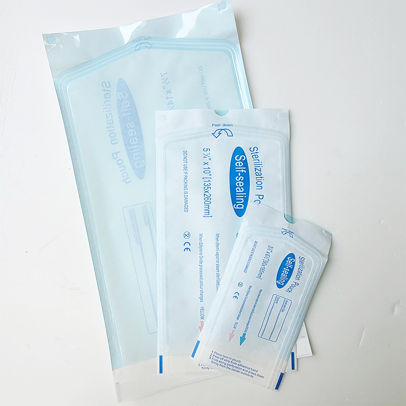 Factory spot self-adhesive sterilization disinfection special packaging with Sterilization Indicator Dental Sterilization Indicator self-adhesive bag