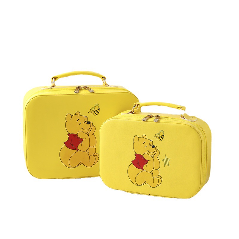 New Korean style cartoon cosmetic bag portable waterproof portable cosmetic case women's storage box multi-color cosmetic storage box