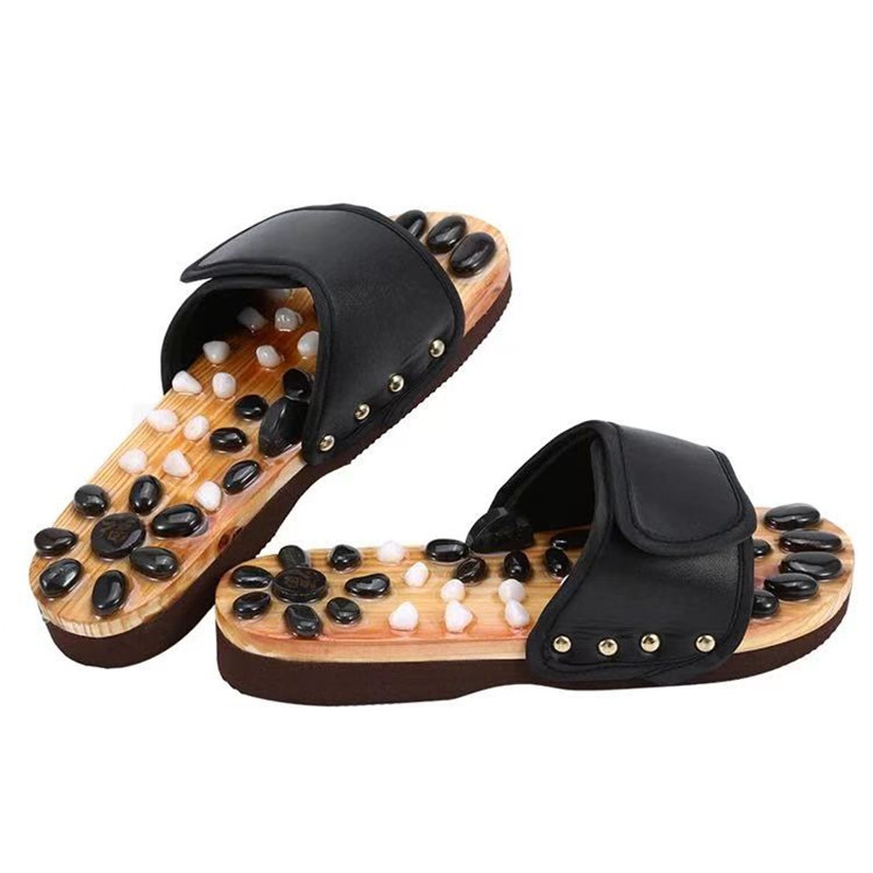 Summer men's and women's massage shoes home slippers home foot health care Pebble massage slippers acupuncture foot massage shoes