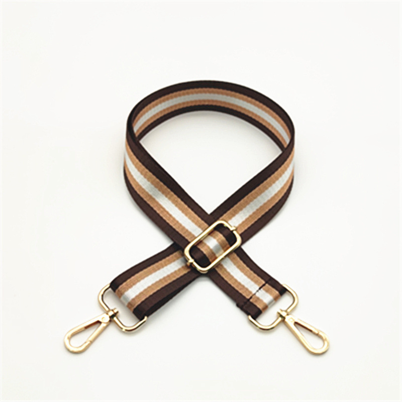 New Bright Line Gold Line Bag Clothing Accessories Shoulder Strap Adjustable Shoulder Crossbody Women's Bag Replacement Decorative Long Shoulder Strap