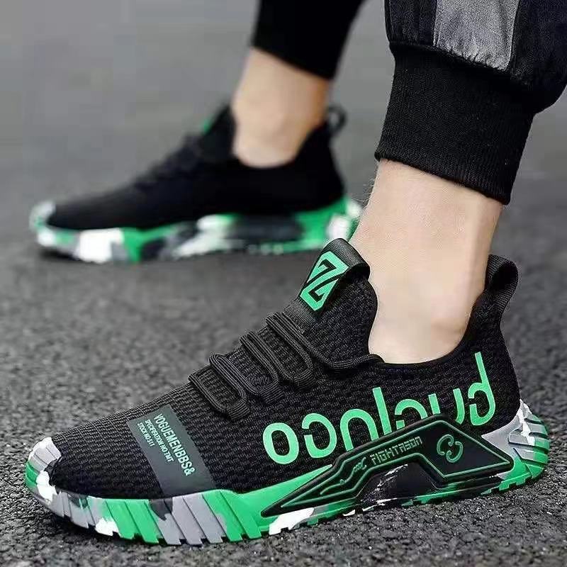 Men's Shoes summer breathable thin 2023 new flying woven mesh surface comfortable casual shoes trendy versatile running sneaker
